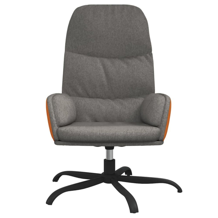 Relaxing Chair Light Grey Fabric Taobto