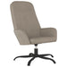 Relaxing Chair Light Grey Velvet Taoxbp