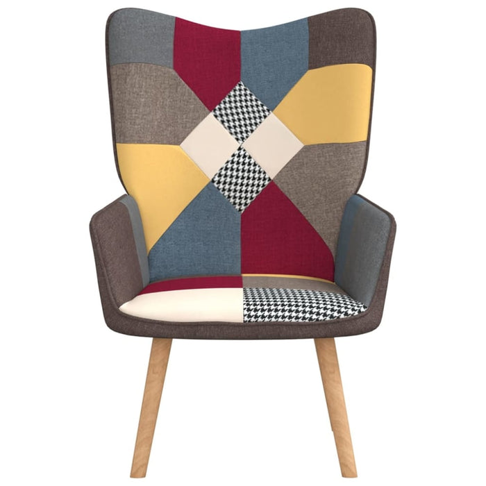 Relaxing Chair Patchwork Fabric Txnont