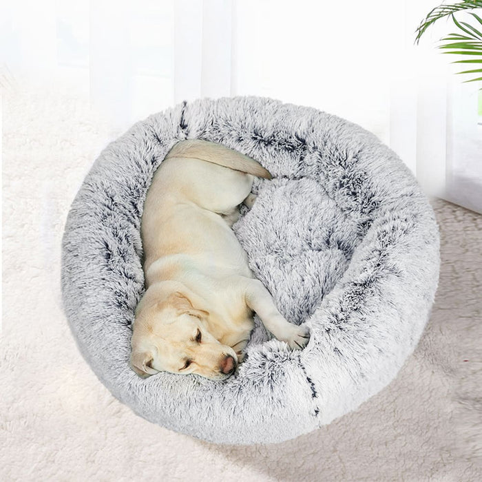 Replaceable Cover For Dog Calming Bed Warm Kennel Round