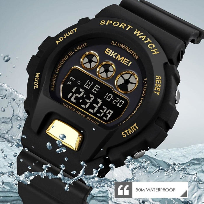 Resin Sport Waterproof Digital Men’s Watch