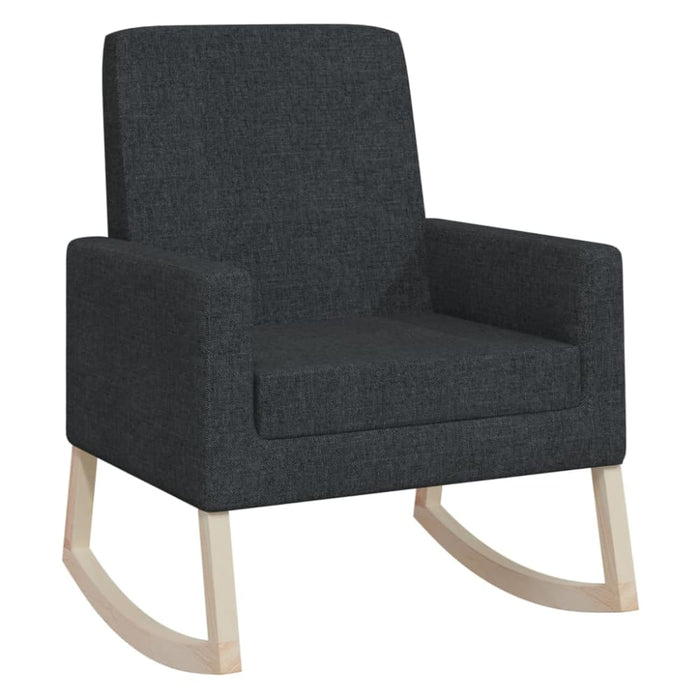 Rocking Chair Black Fabric Gl17391