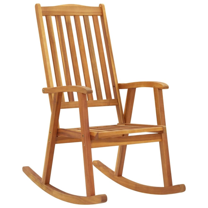 Rocking Chair Solid Acacia Wood Toonaa