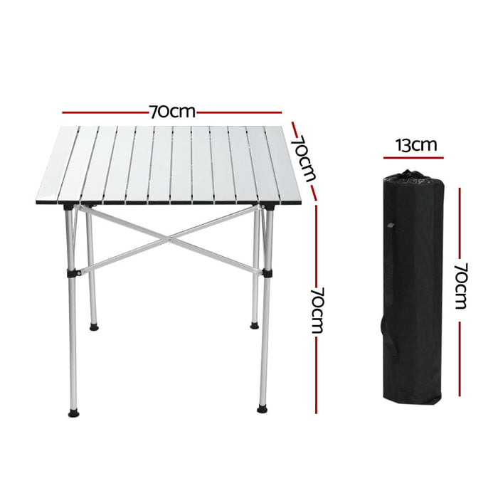 Goslash Picks Roll Up Camping Table Foldable Portable