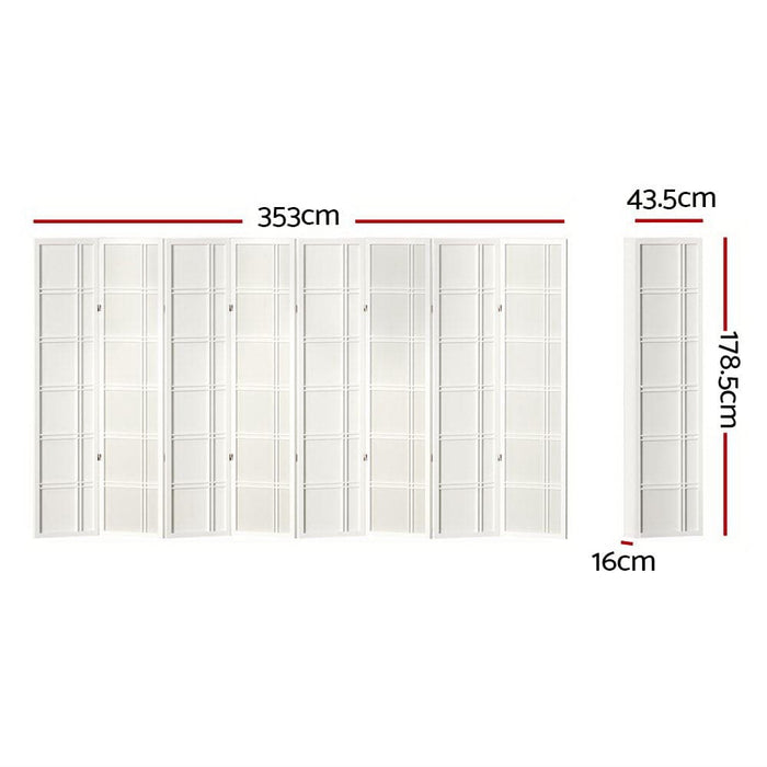 Room Divider Screen Privacy Wood Dividers Stand 8 Panel