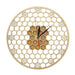 Round Honeycomb Wall Clock