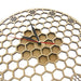 Round Honeycomb Wall Clock