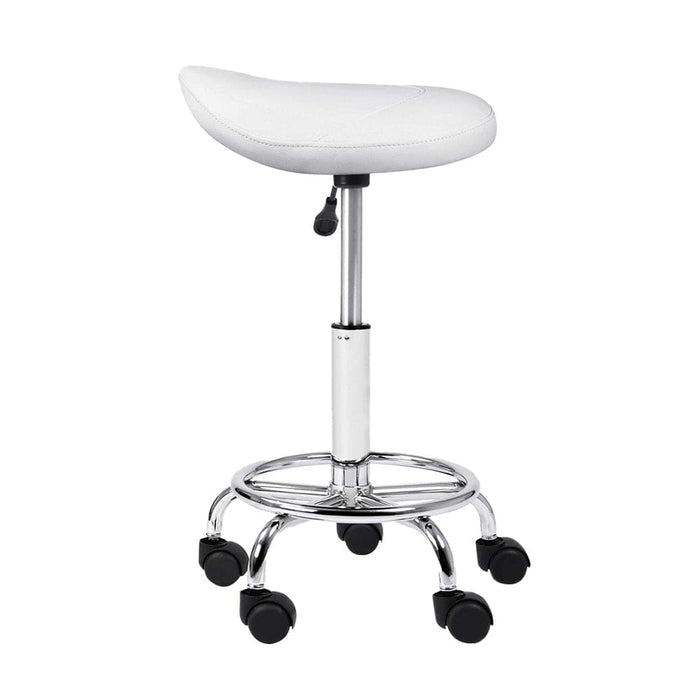 Goslash Picks 2x Saddle Salon Stool Swivel Barber Hair