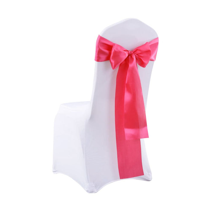 Goslash Picks 20x Satin Chair Sashes Cloth Cover Wedding