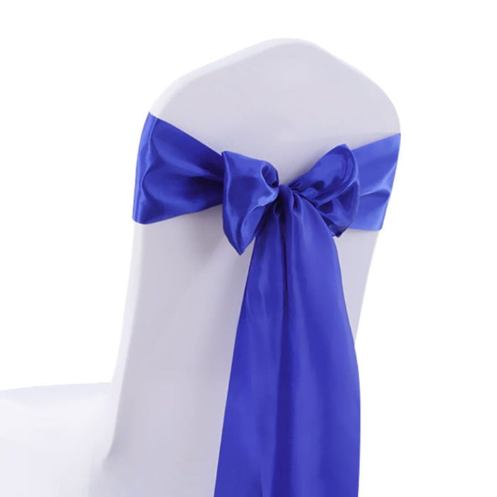 Goslash Picks 50x Satin Chair Sashes Cloth Cover Wedding