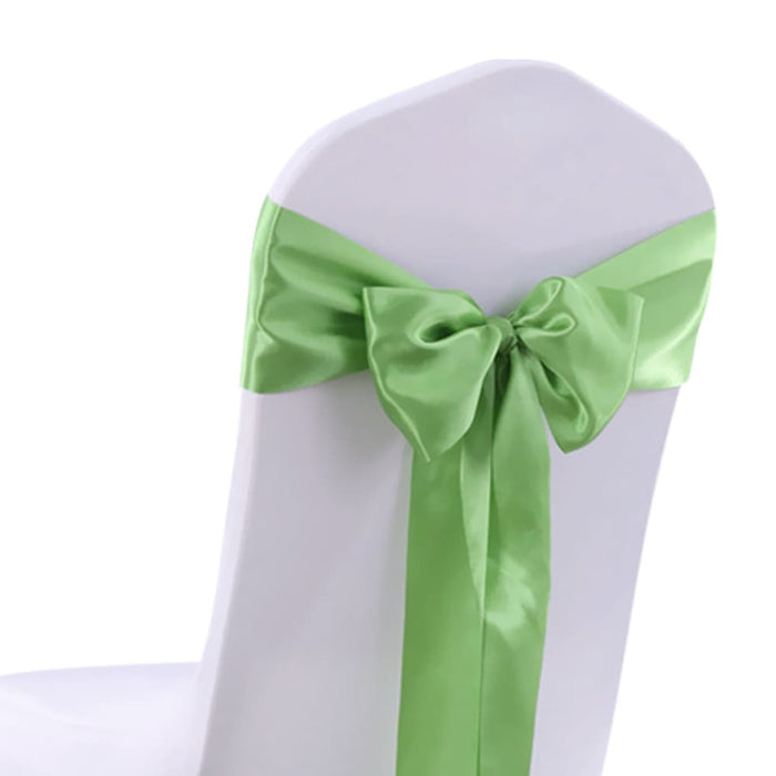 Goslash Picks 20x Satin Chair Sashes Cloth Cover Wedding