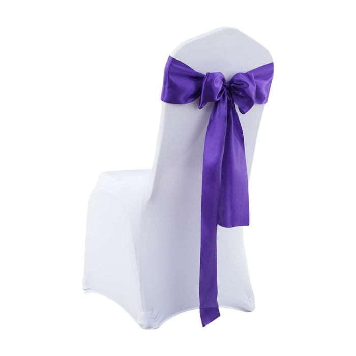 Goslash Picks 20x Satin Chair Sashes Cloth Cover Wedding