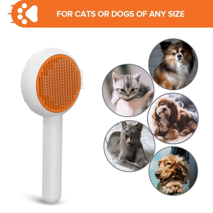 Self Cleaning Slicker Cute Grooming Dematting Hair Comb