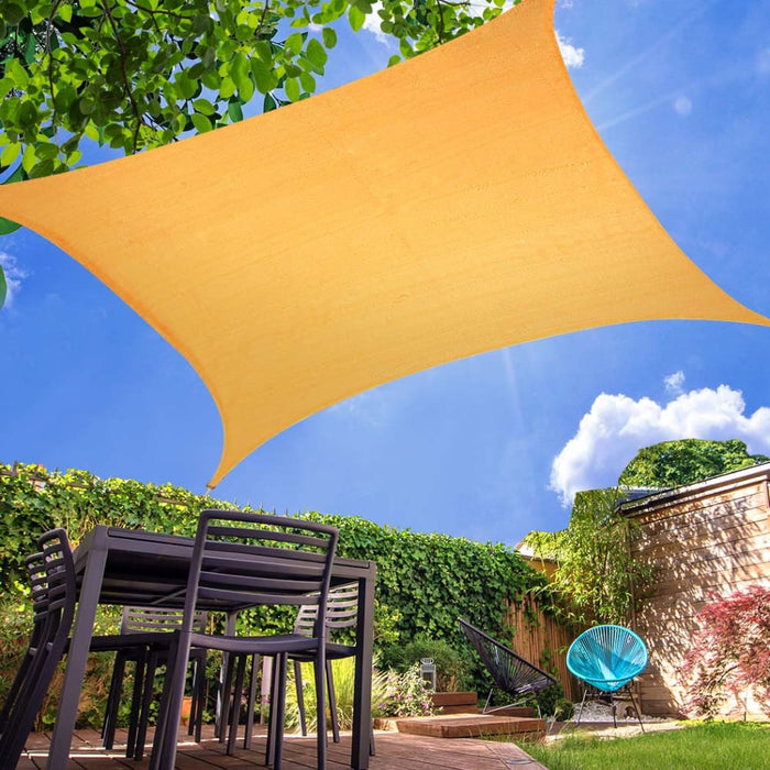 Goslash Picks Sun Shade Sail Cloth Rectangle Canopy