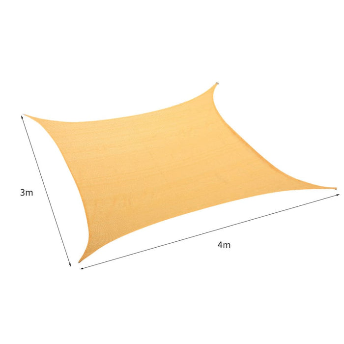 Goslash Picks Sun Shade Sail Cloth Rectangle Canopy