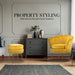 Shell Scallop Yellow Armchair Accent Chair Velvet + Round