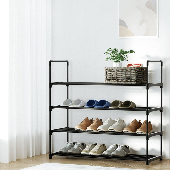 Goslash Picks Shoe Rack Stackable 4 Tiers 80cm Shoes