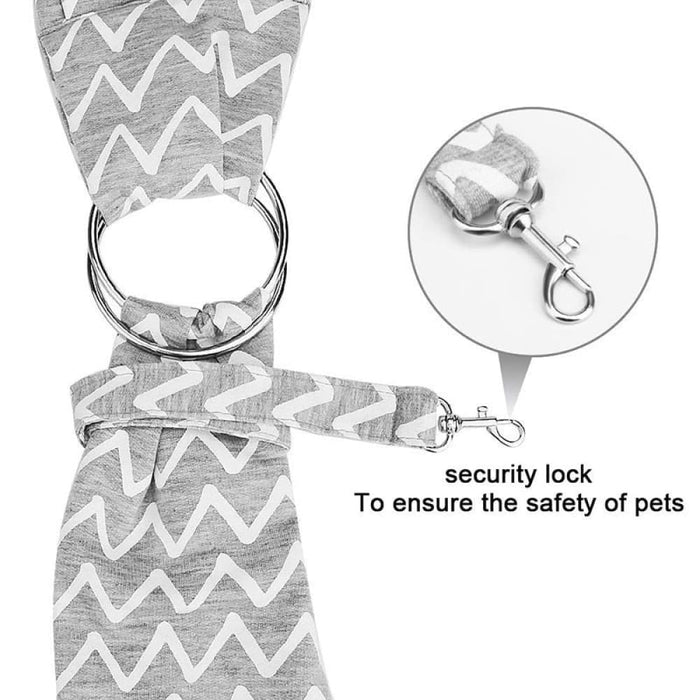 Two-side Adjustable Breathable Dog Sling Travel Backpack