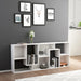 Sideboard Glossy Look Black Chipboard Nbonii