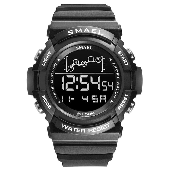 Simple Unique Digital Multifunction Wristwatch