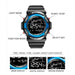 Simple Unique Digital Multifunction Wristwatch