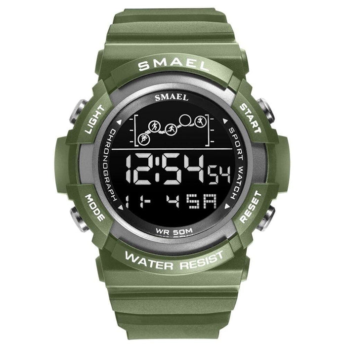 Simple Unique Digital Multifunction Wristwatch