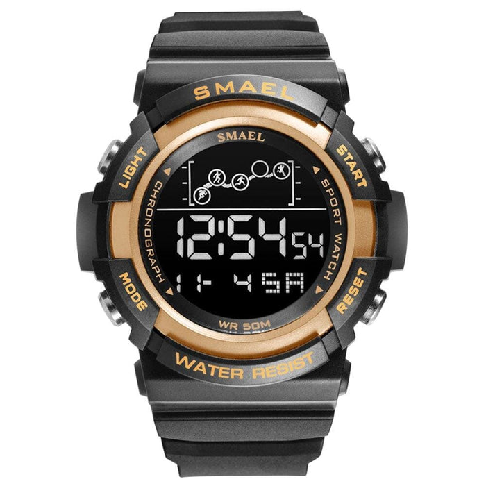 Simple Unique Digital Multifunction Wristwatch