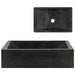 Sink 45x30x12 Cm Marble Black Oaxiix