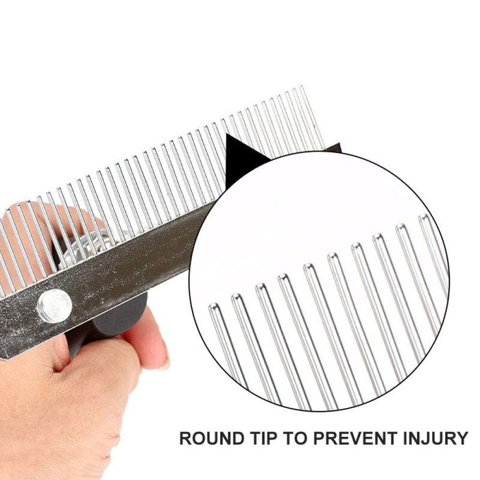 Non-slip Safe Dog Comb Removes Tangled Knots Loose Hair