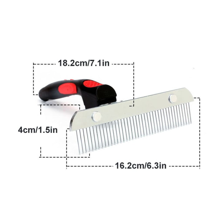 Non-slip Safe Dog Comb Removes Tangled Knots Loose Hair