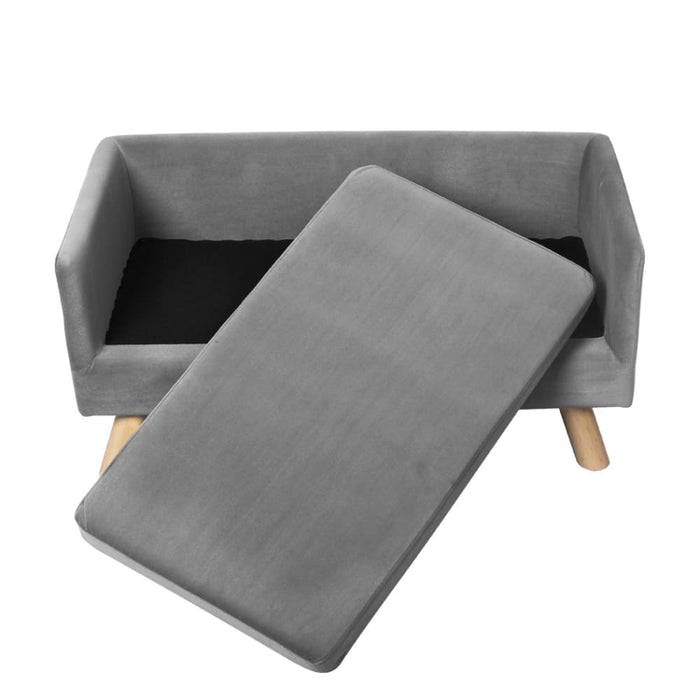 Pet Sofa Bed Dog Warm Soft Lounge Couch Removable Cushion