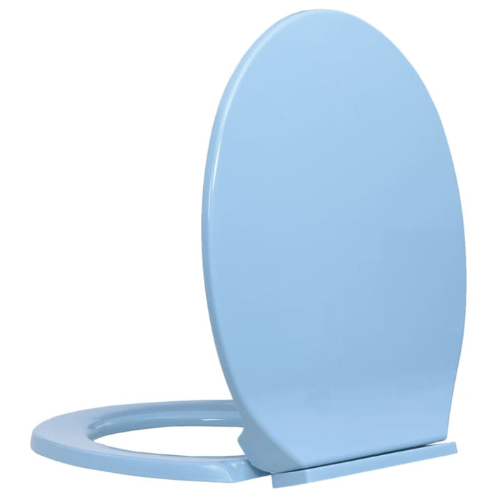 Soft-close Toilet Seat Blue Oval Oapnxx