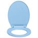 Soft-close Toilet Seat Blue Oval Oapnxx