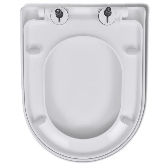 Soft-close Toilet Seat With Quick-release Design White