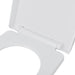 Soft-close Toilet Seat With Quick-release Design White