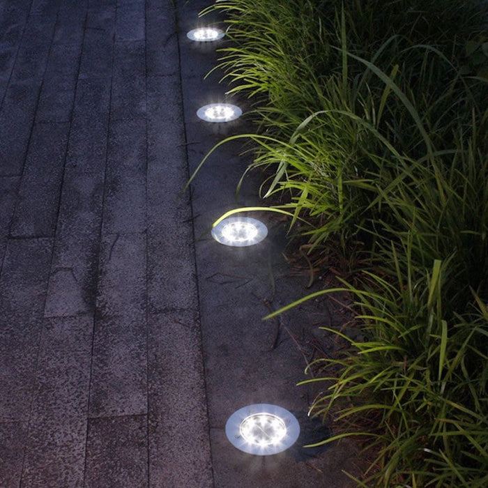 Vibe Geeks Solar Powered Outdoor Garden Landscape Courtyard