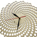 Spiral Wood Wall Clock