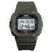 Square Denim Stripes Digital Watch