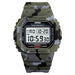 Square Denim Stripes Digital Watch