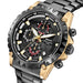 Stainless Steel Mens’’s Multi-functional Dial Wrist Watch