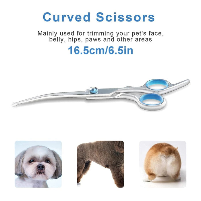 Stainless Steel Safe Pet Grooming Scissors Clippers Kit