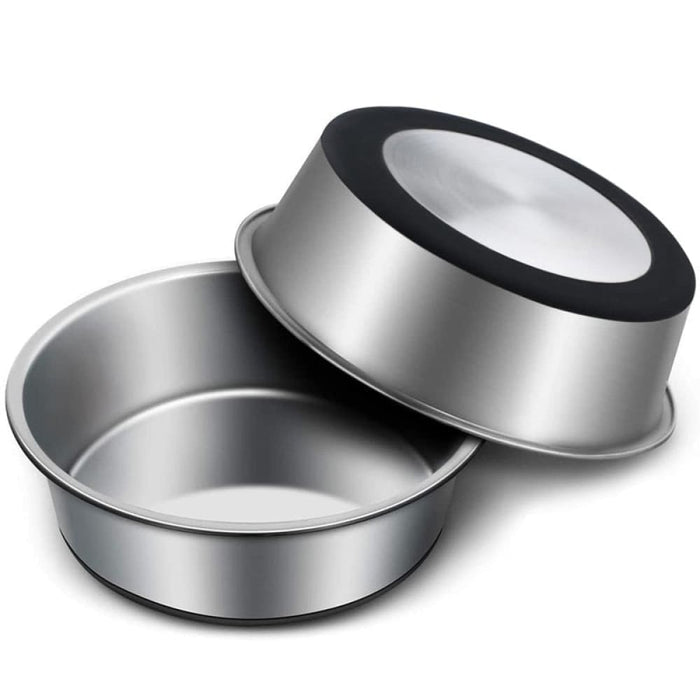 Stainless Steel Non-slip Pet Food Water Feeder Bowl