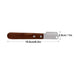 Stainless Steel Wooden Handle Stripping Knife Pet Hair