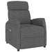 Stand Up Massage Chair Dark Grey Fabric Topxxxl