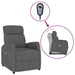 Stand Up Massage Chair Dark Grey Fabric Topxxxl