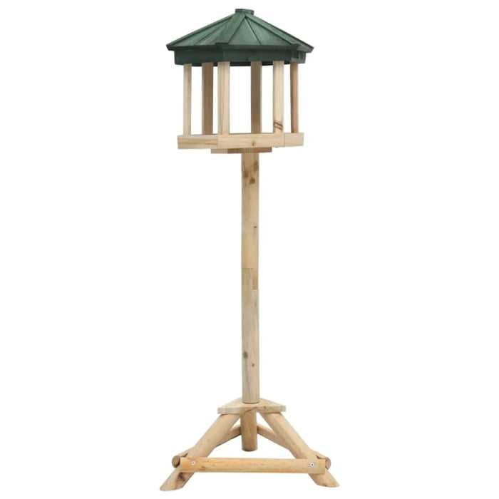 Standing Bird Feeder Solid Firwood 33x106 Cm Toanoi