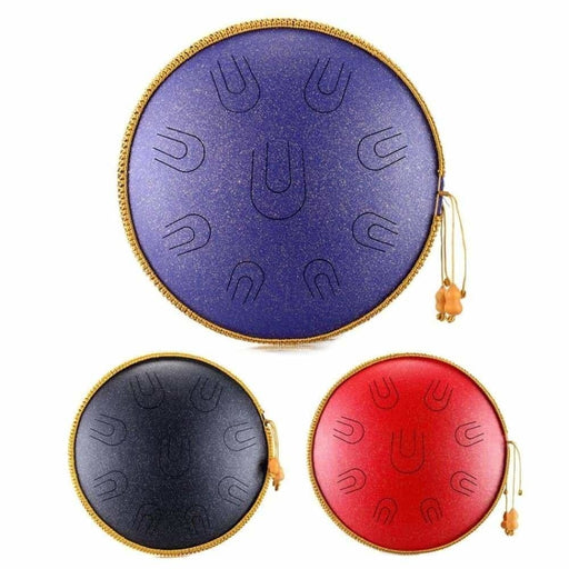 Steel Tongue Drum 14 Inch 9 Tone d Minor Handheld Tank