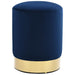 Stool Blue And Gold Velvet Xakntt