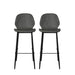 2x Bar Stool Counter Chair Pu Leather Kitchen Pub