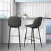 2x Bar Stool Counter Chair Pu Leather Kitchen Pub